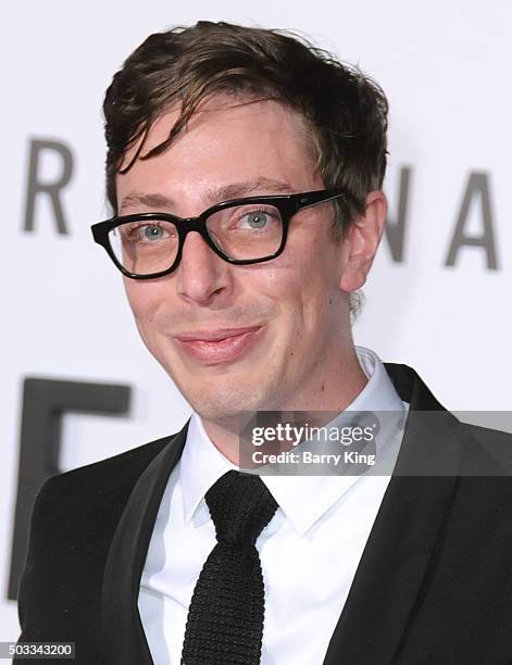 Actor Joshua Burge attends the Premiere of 20th Century Fox And Regency Enterprises' 'The Revenant' at TCL Chinese Theatre on December 16, 2015 in...