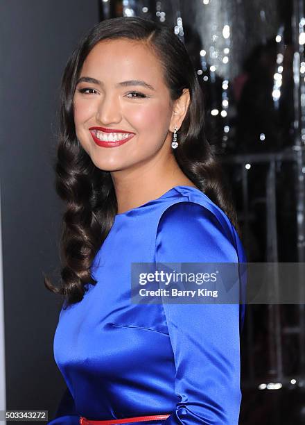 Actress Grace Dove attends the Premiere of 20th Century Fox And Regency Enterprises' 'The Revenant' at TCL Chinese Theatre on December 16, 2015 in...