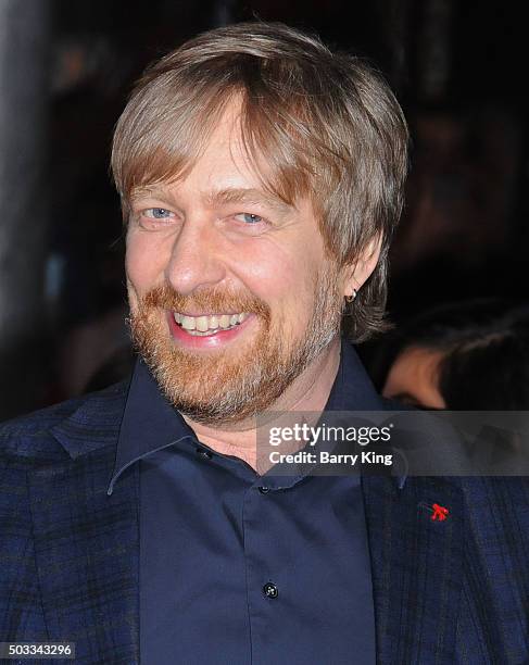 Director Morten Tyldum attends the Premiere of 20th Century Fox And Regency Enterprises' 'The Revenant' at TCL Chinese Theatre on December 16, 2015...