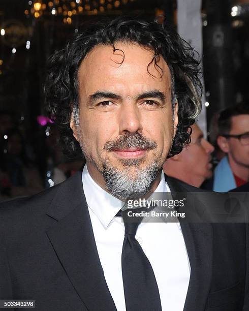 Director/writer Alejandro Gonzalez Inarritu attends the Premiere of 20th Century Fox And Regency Enterprises' 'The Revenant' at TCL Chinese Theatre...