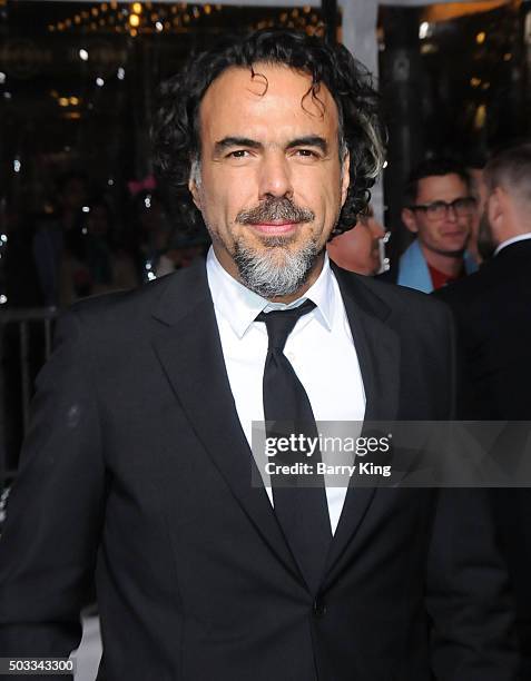 Director/writer Alejandro Gonzalez Inarritu attends the Premiere of 20th Century Fox And Regency Enterprises' 'The Revenant' at TCL Chinese Theatre...