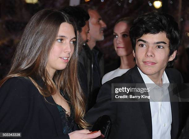 Eliseo Inarritu and guest attend the Premiere of 20th Century Fox And Regency Enterprises' 'The Revenant' at TCL Chinese Theatre on December 16, 2015...