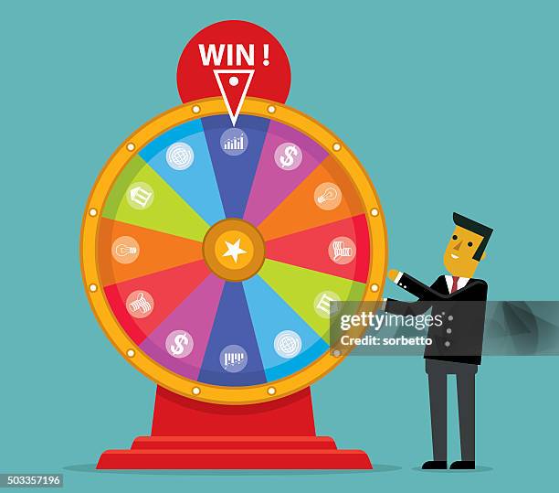 ilustrações, clipart, desenhos animados e ícones de lucky de roda - wheel