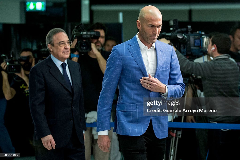 Zinedine Zidane Announced As New Real Madrid Manager