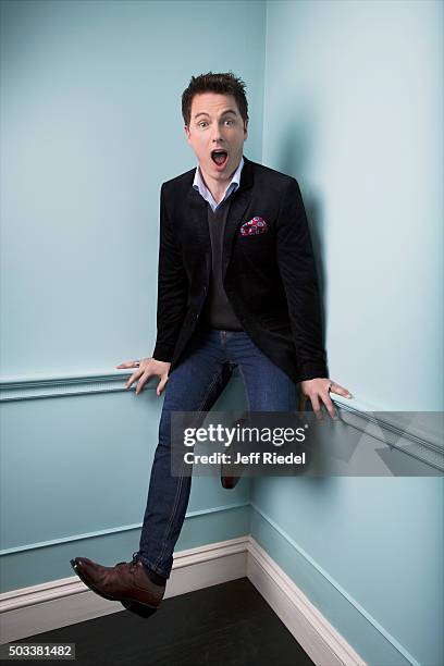 Actor John Barrowman is photographed for TV Guide Magazine on January 17, 2015 in Pasadena, California.