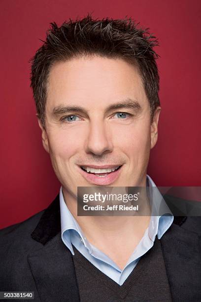 Actor John Barrowman is photographed for TV Guide Magazine on January 17, 2015 in Pasadena, California.