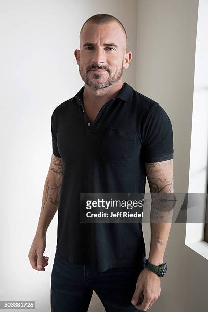 Actor Dominic Purcell is photographed for TV Guide Magazine on January 17, 2015 in Pasadena, California.