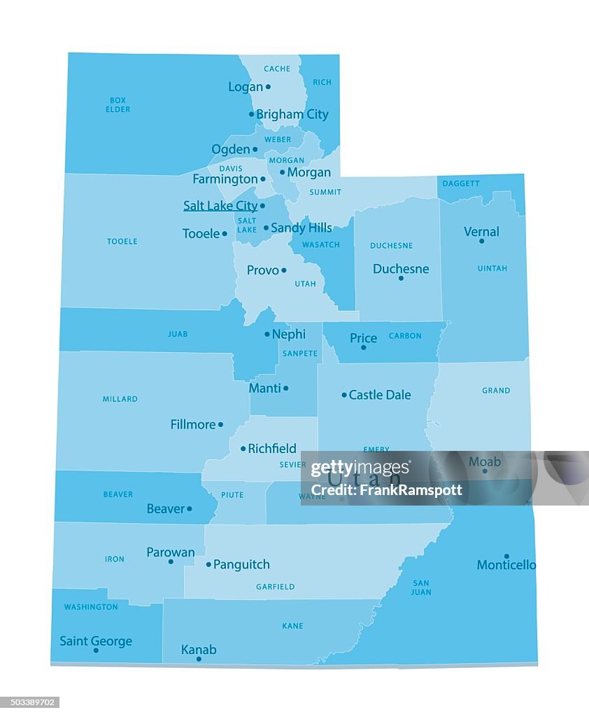 Utah Vector Map Isolated High-Res Vector Graphic - Getty Images
