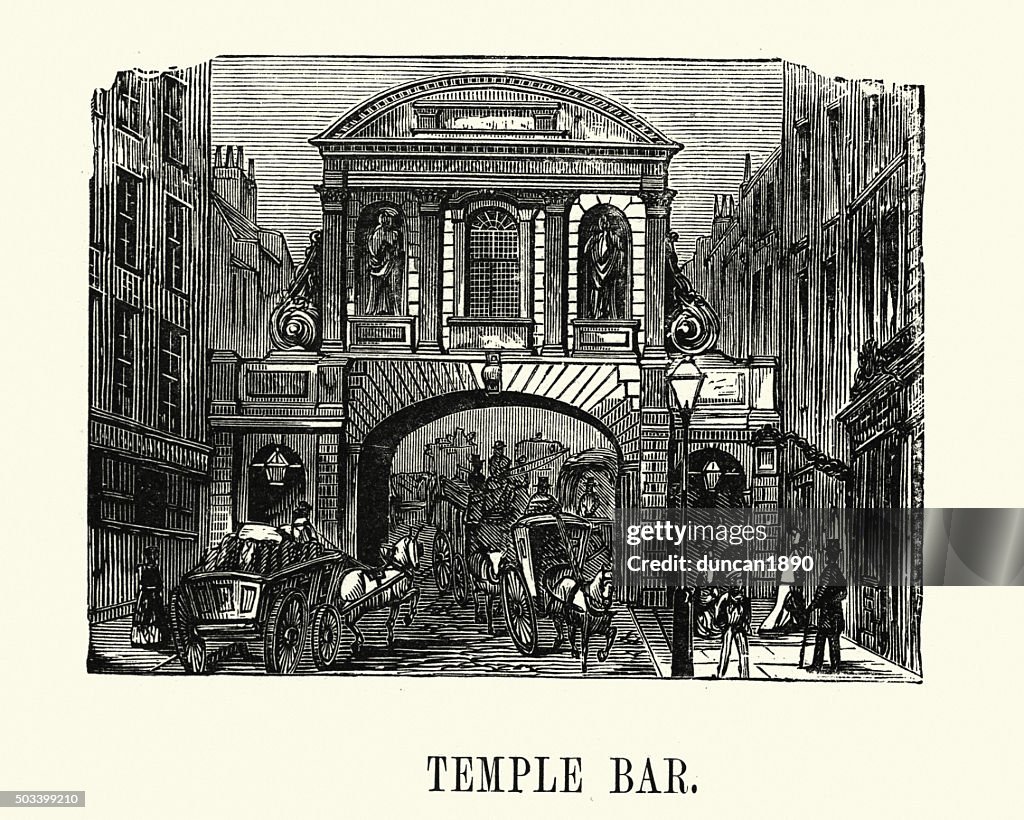Victorian London - Temple Bar