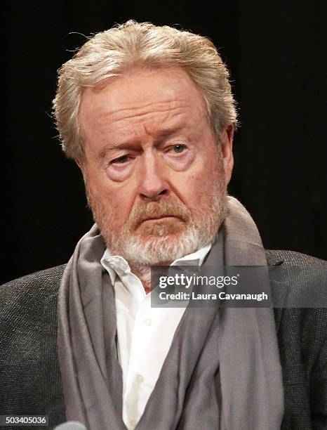 Sir Ridley Scott attends AOL BUILD Series: Drew Goddard And Sir Ridley Scott, "The Martian" at AOL Studios In New York on January 4, 2016 in New York...