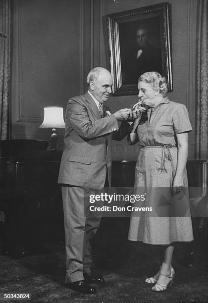 Gov. Luther Hodges & his wife.