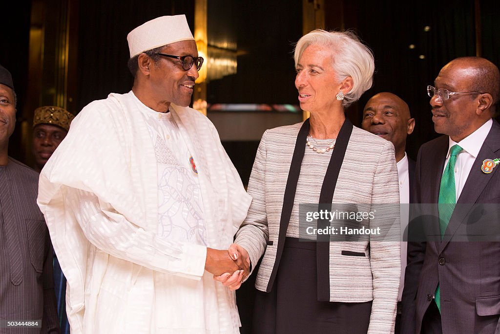 IMF Managing Director Christine Lagarde Arrives In Nigeria