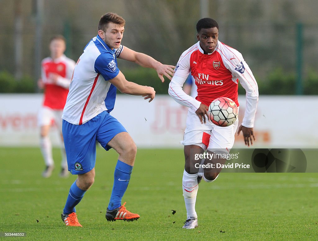 Arsenal U21 v Blackburn Rovers U21 - Barclays Premier Under-21 League