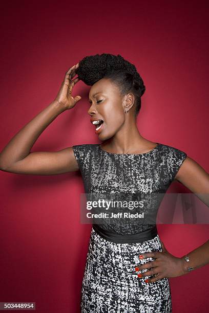 Actor Anna Diop is photographed for TV Guide Magazine on January 17, 2015 in Pasadena, California.