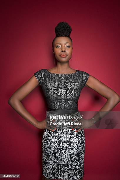 Actor Anna Diop is photographed for TV Guide Magazine on January 17, 2015 in Pasadena, California.