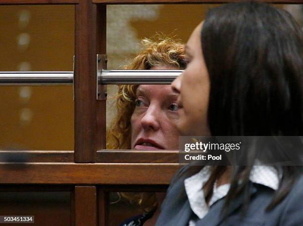 Tonya Couch mother of ``affluenza" teen Ethan Couch, appears in Los Angeles Superior court for an extradition hearing January 5 in Los Angeles,...