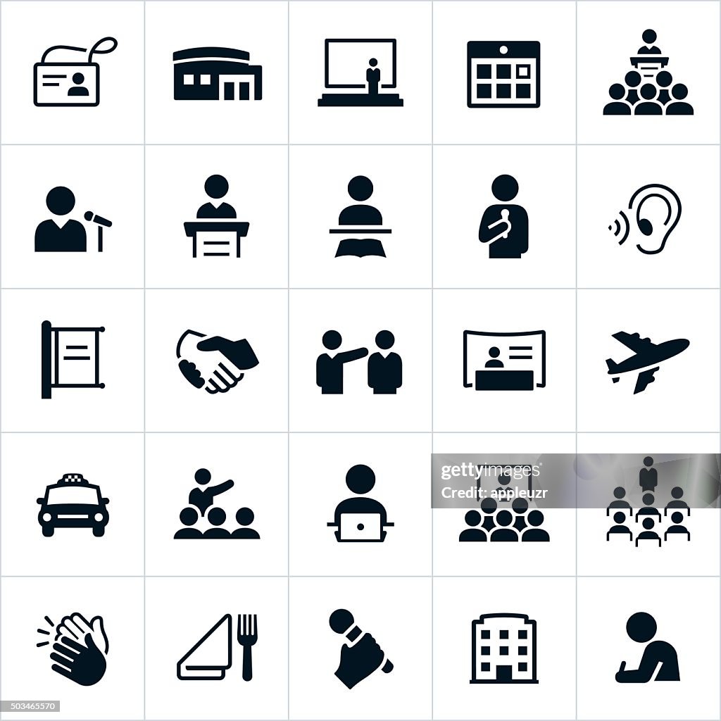 Business Convention Icons