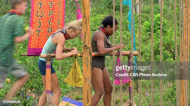 Lie, Cheat and Steal" -- Spencer Bledsoe, Kelley Wentworth and Tasha Fox during the two-hour season finale of SURVIVOR, Wednesday, Dec. 16 , followed...