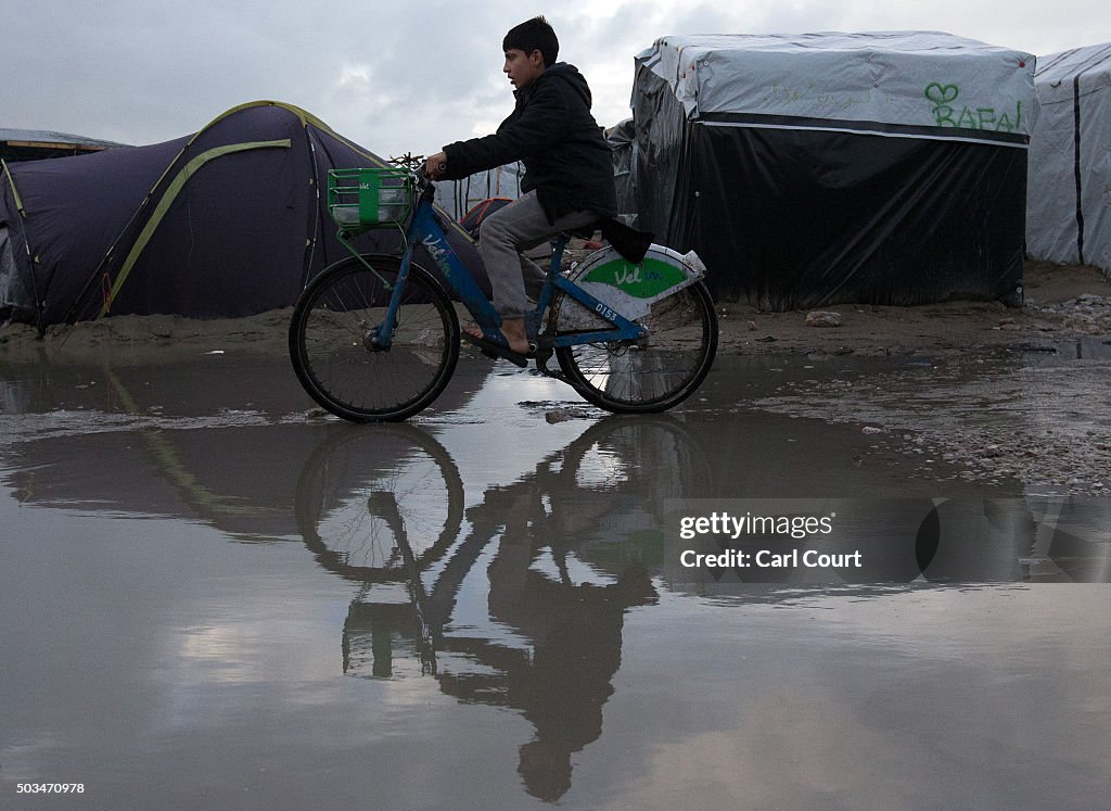 Harsh Winter Conditions For Those Living In The Migrant Camp In Calais