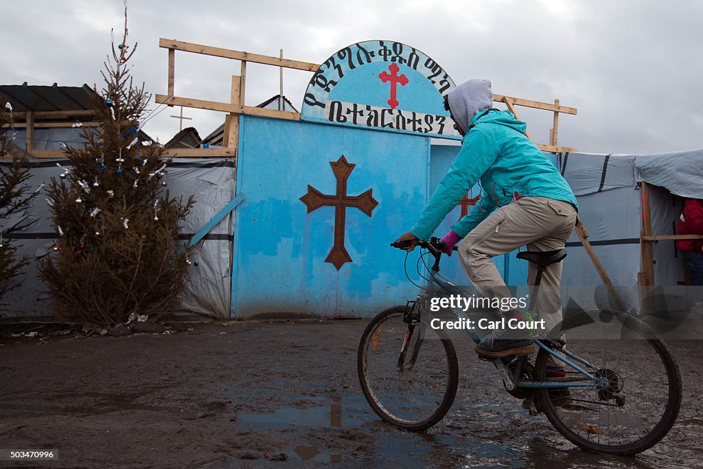 Harsh Winter Conditions For Those Living In The Migrant Camp In Calais