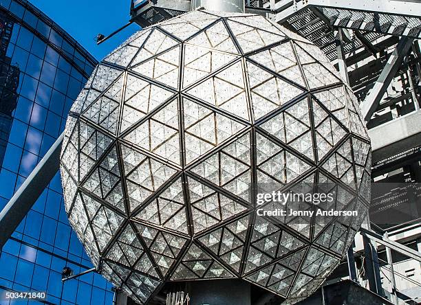 The 2016 New Year's Eve Ball Relighting at Times Square on January 5, 2016 in New York City.