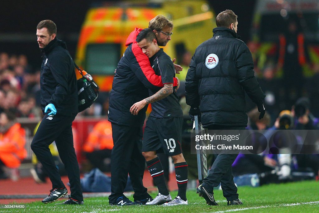 Stoke City v Liverpool - Capital One Cup Semi Final: First Leg