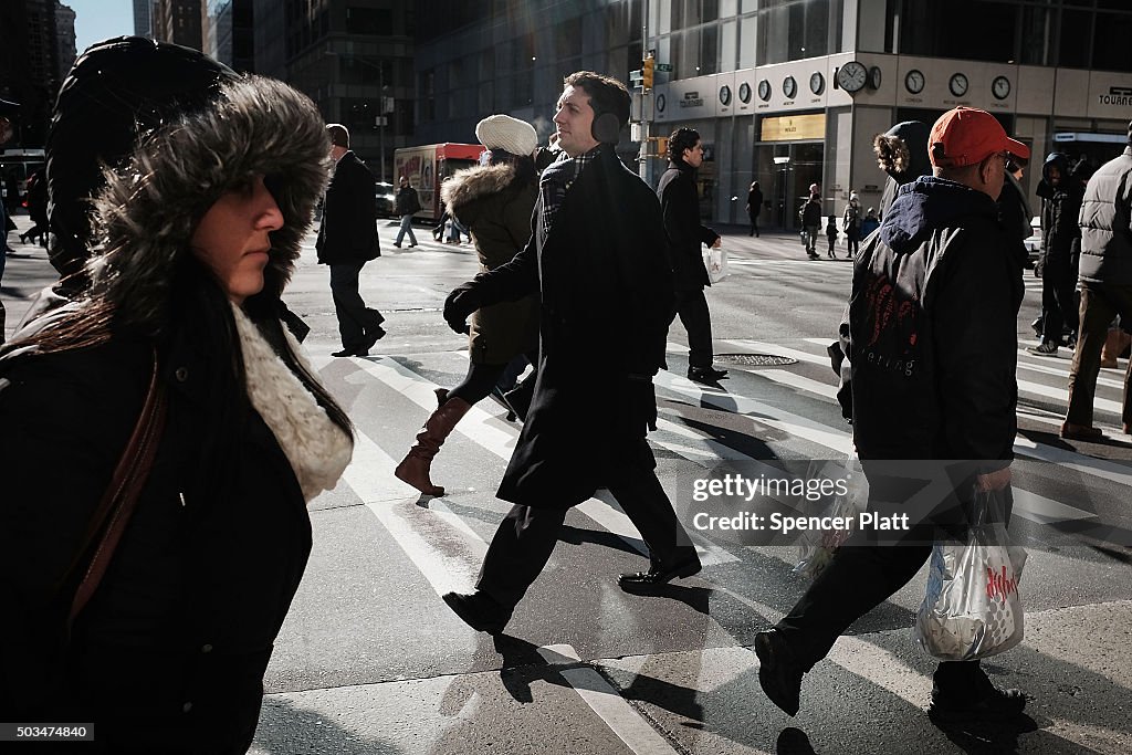 New York Gets First Frigid Blast Of Winter