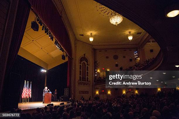 Democratic presidential candidate Sen. Bernie Sanders outlines his plan to reform the U.S. Financial sector on January 5, 2016 in New York City....