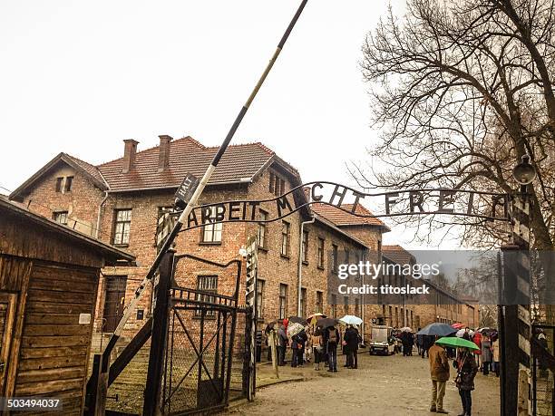 auschwitz i - auschwitz i stock pictures, royalty-free photos & images