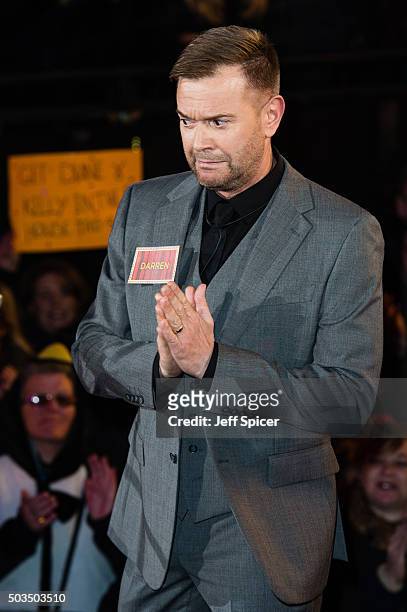Darren Day enters the Celebrity Big Brother House at Elstree Studios on January 5, 2016 in Borehamwood, England.