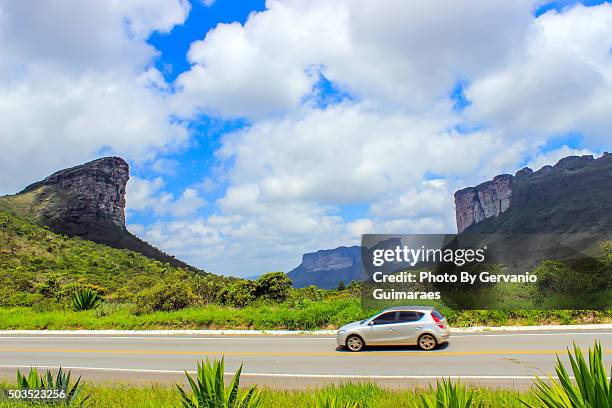 landscape at chapada diamantina - montanha stockfoto's en -beelden