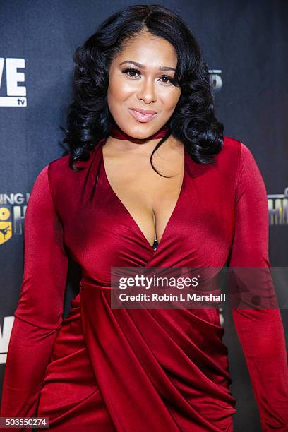 Althea Heart ttends "Growing Up Hip Hop" Atlanta premiere at SCADshow on January 5, 2016 in Atlanta, Georgia.