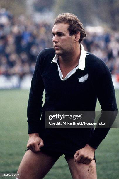 New Zealand All Blacks lock Andy Haden, circa 1980.