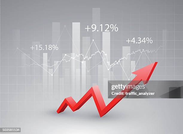 illustrazioni stock, clip art, cartoni animati e icone di tendenza di mercato azionario grafico - 3d charts