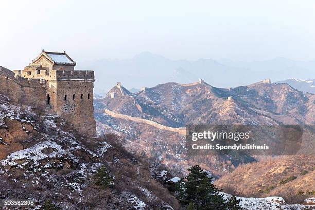 great wall of china - mutianyu stock pictures, royalty-free photos & images