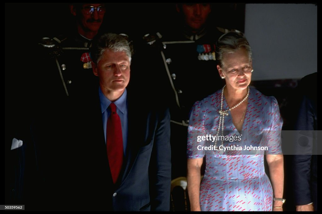 William J. Clinton;Margrethe II [RF: Denmark RF]