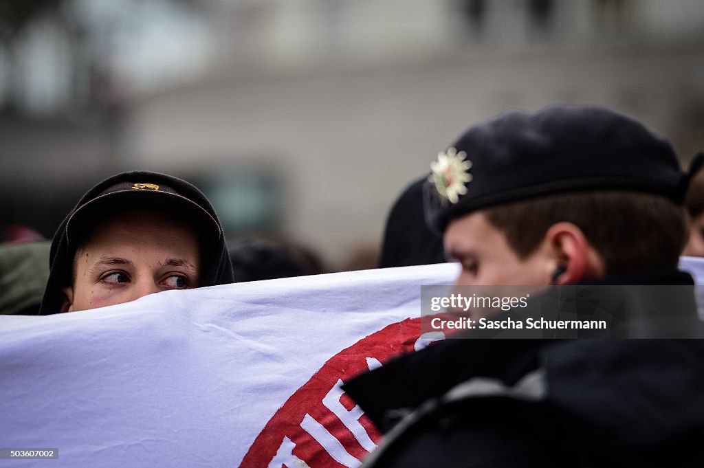 Pro NRW Protests Following Cologne Sex Attacks