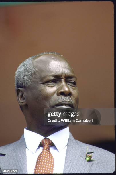 President Daniel Arap Moi at national celebration.