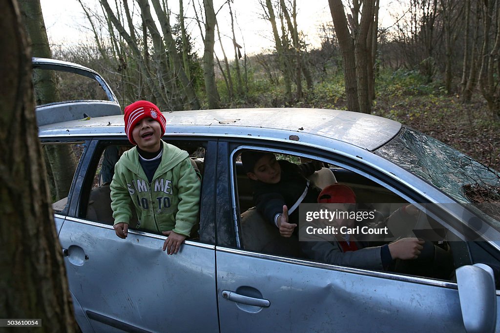 Harsh Winter Conditions For Those Living In The Migrant Camp In Dunkirk