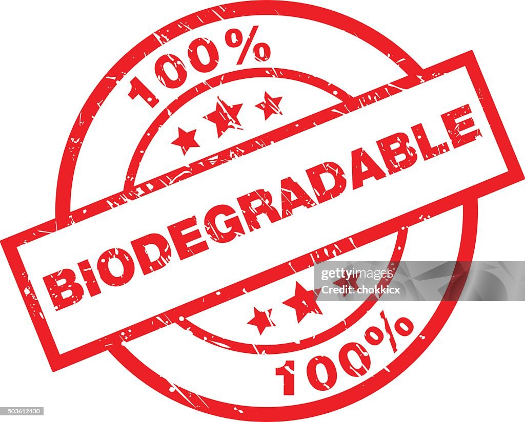 cero Lima Roux Biodegradable Sello De Caucho Etiqueta Ilustración de stock - Getty Images