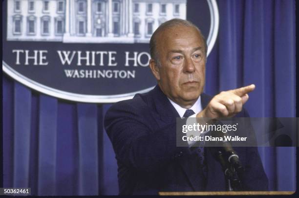 State Secretary George Shultz, re: TWA hostage crisis.