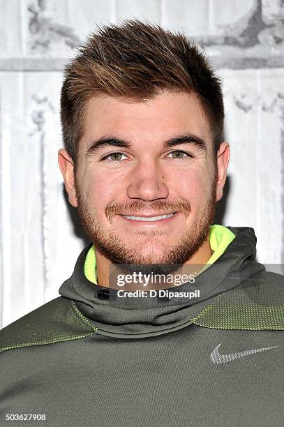 Alek Skarlatos attends AOL BUILD Series: Alek Skarlatos, "Dancing With The Stars Live" at AOL Studios In New York on January 6, 2016 in New York City.