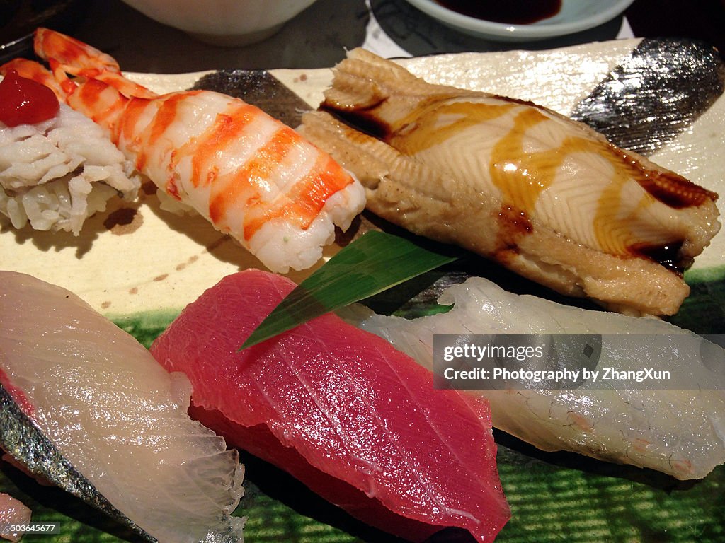 Fresh Sushi in Tokyo Ginza