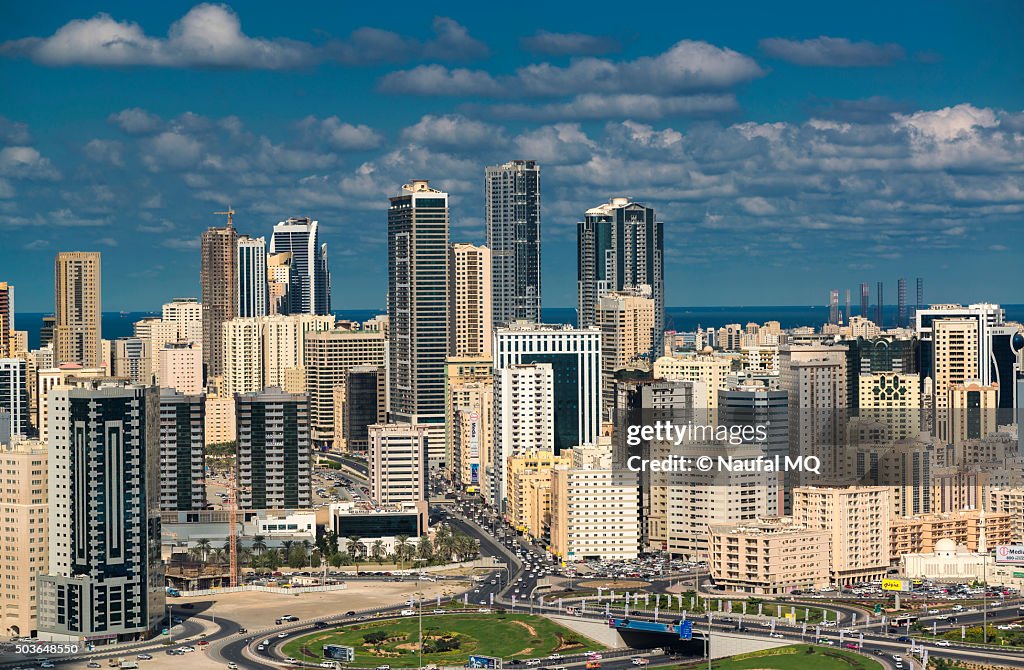Sharjah city skyline