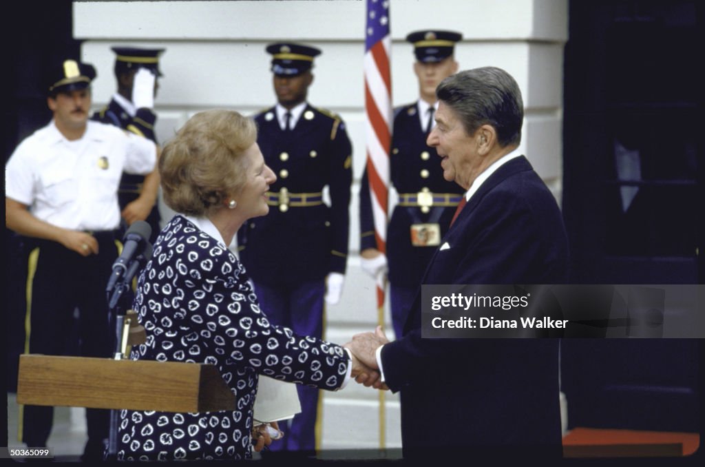 Ronald Reagan And Margaret Thatcher