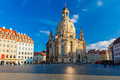 Frauenkirche in the morning, Dresden, Germany