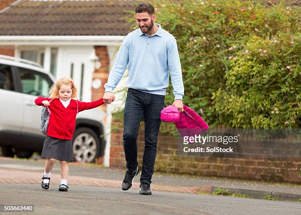 time for school! - school students uniform walking stock pictures, royalty-free photos & images