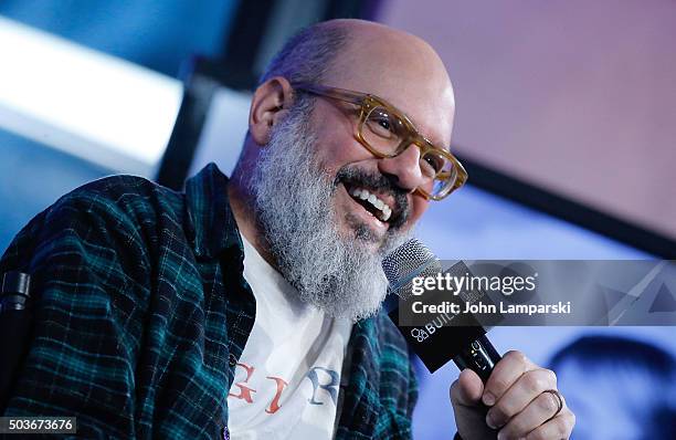 David Cross of "Todd Margaret" speaks during AOL Build speakerseries at AOL Studios In New York on January 6, 2016 in New York City.