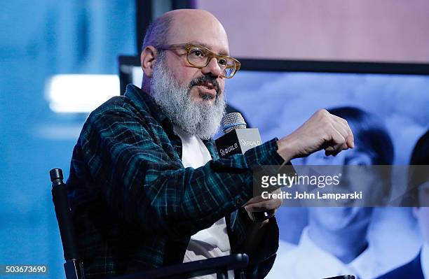 David Cross of "Todd Margaret" speaks during AOL Build speakerseries at AOL Studios In New York on January 6, 2016 in New York City.