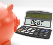 Debt Calculator Shows Credit Arrears Or Liability